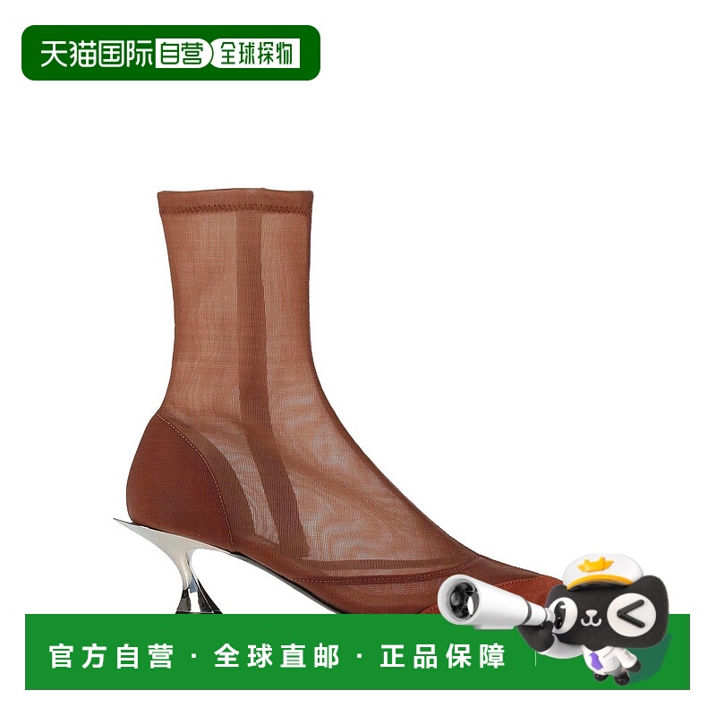 1h可退 潮奢 Mugler 穆勒 女士 脚踝靴 brown棕色 舒适时尚