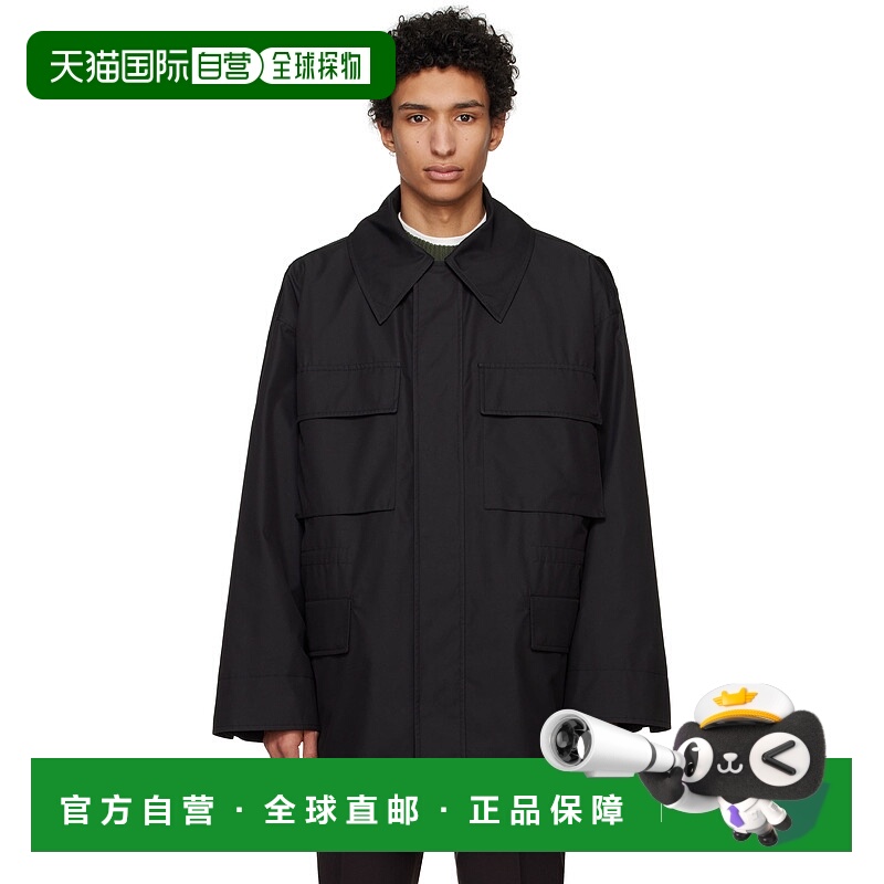 1h可退 潮奢 Jil Sander 吉尔 桑达 男士 黑色 Field 夹克 J22SW0