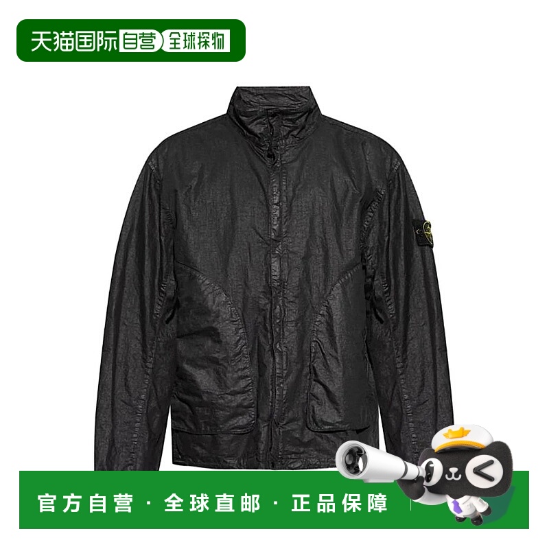 1h可退 STONE ISLAND 男士T恤 4100067S0069NERO SS2025
