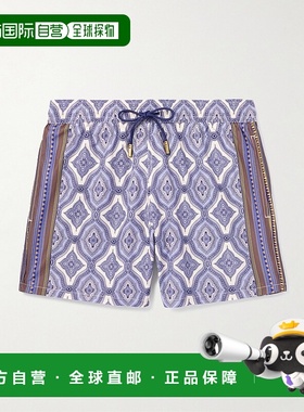 1h可退 潮奢 Etro 艾特罗 男士 几何图案泳裤 MRPB000299SPSC6