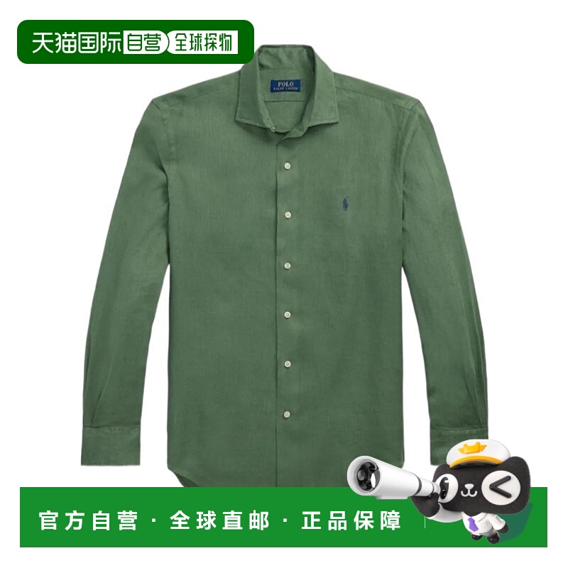 1h可退 polo ralph lauren 男士 衬衫长袖亚麻