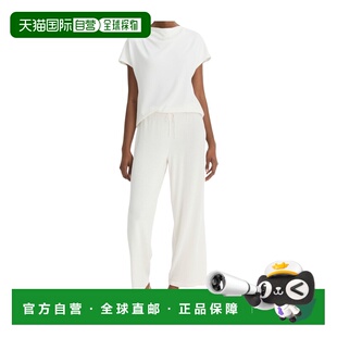 女士休闲裤 松紧腰休闲裤 V089883709105 白色 SS2025 VINCE