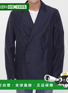 LOEWE 男士夹克 H526Y03W975440 AW2023 黑色 双排扣西装外套