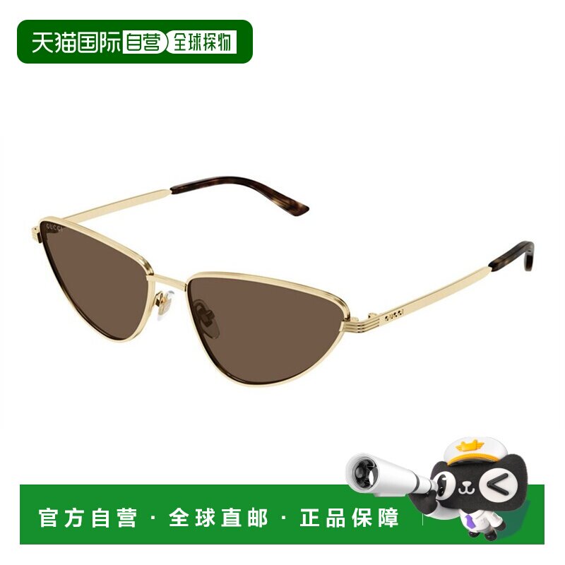 1h可退 GUCCI 女士眼镜 GG1879S002 CO 绿色 猫眼太阳镜古驰