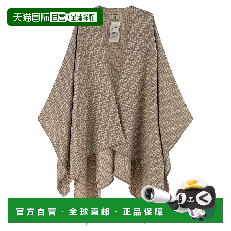 1h可退 FENDI 女士夹克 FXX782AQ8GF0QZ0 SS2026 浅棕色 Fendi FF