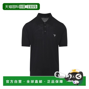 PRADA 男士T恤 UMB267S2121ZLEF0002 CO 黑色 PRADA POLO SHIRTS