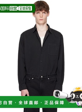 1h可退 潮奢 A.P.C. 男士 黑色 Malo 衬衫 COHKUH12553