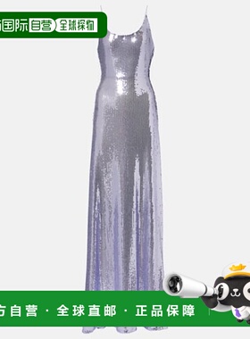 1h可退 潮奢 ALEX PERRY 女士 珠片露背睡裙 purple紫色 舒适时尚