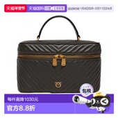 经典 PINKO 化妆箱 SS2026 黑色 女士化妆包 106348A0GKK35Q