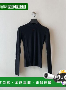 DIESEL 女士衬衫 A103990BLAN9XX CO 黑色 T-Mokky-LS-Microdiv T