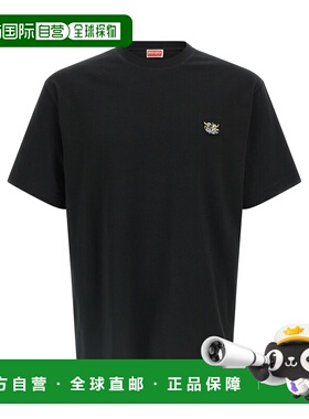 KENZO 男士T恤 FG55TS2054SG99J SS2026 黑色 WILD TIGER CLASSIC
