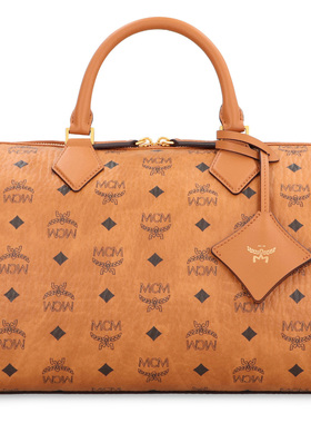MCM 女士手提包 MWBFAEA01CO AW2025 棕色 Boston Ella Handbag