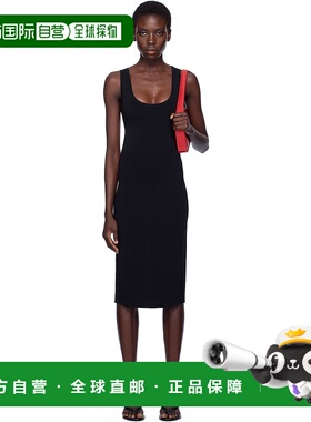 1h可退 潮奢 TOTÊME 女士 黑色 Short Tank 连衣裙 253WRD0233YA0