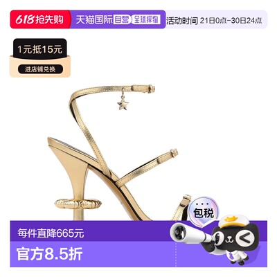 MARC JACOBS 女士凉鞋  AW2025 2P5FPM001F14710金色高跟