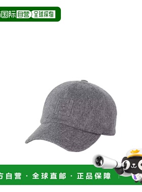1h可退 FENDI 男士帽子 FXQ768AYK2F0COK AW2025 灰色 羊毛和羊绒