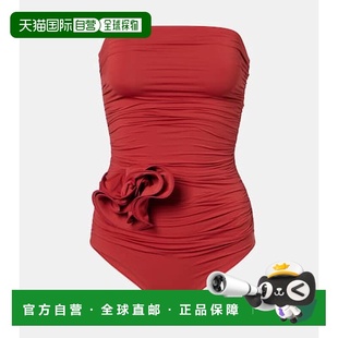 潮奢 花朵装 magda 女士 饰褶皱泳衣 butrym 1h可退