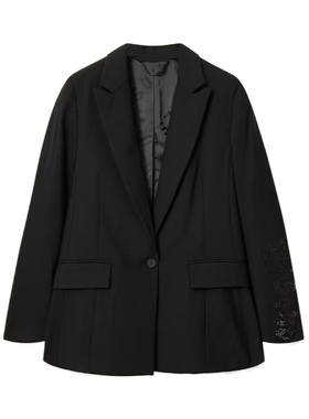 香港直邮ALL SAINTS 女士西服 W054QEBLACK SS2026 黑色 Ottie 西