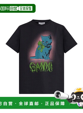 GANNI 女士T恤 T43403575252 AW2025 灰色 T-SHIRT