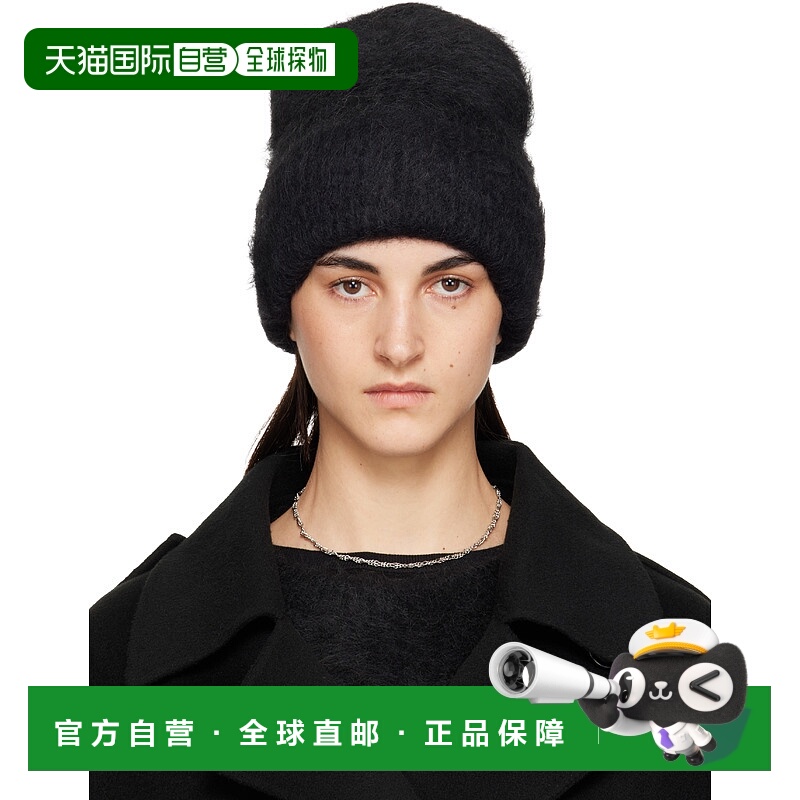 1h可退 潮奢 toteme 女士 黑色毛线帽 244WSH1524YA0106