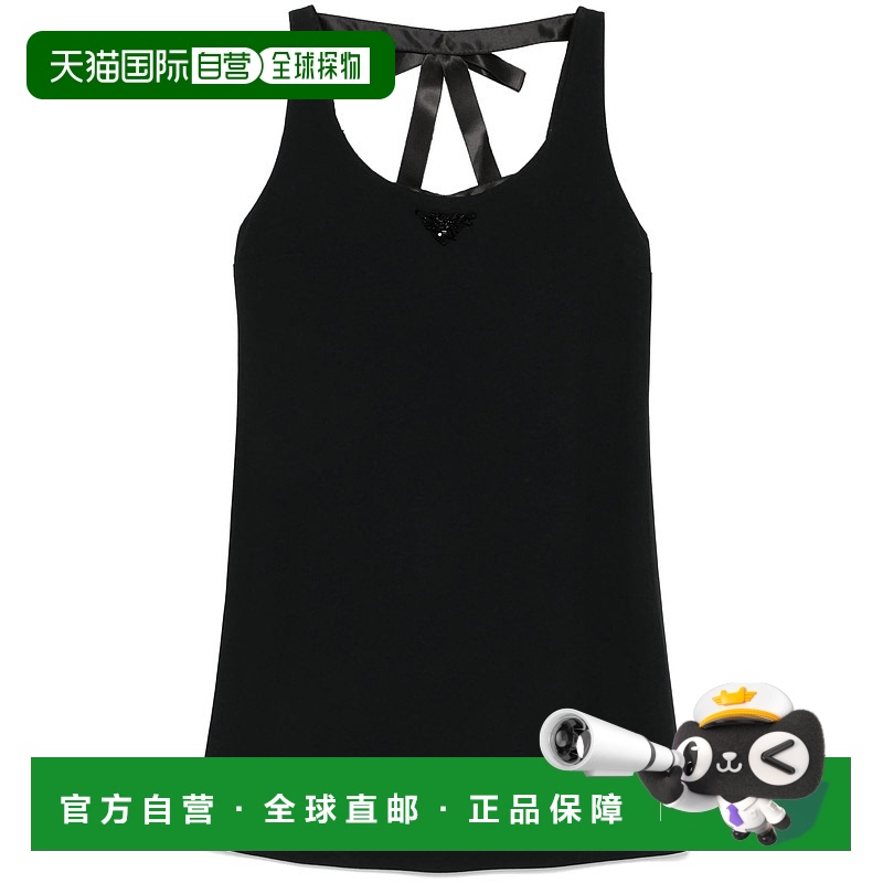 PRADA 女士连衣裙 P3O02RSOOO152DF0002 AW2024 黑色普拉达