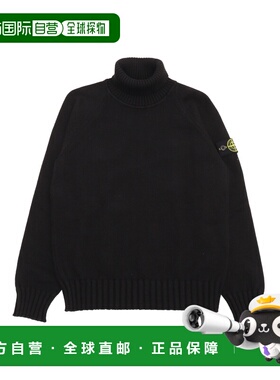 STONE ISLAND 男童卫衣 8116504A2V0029 AW2024 黑色