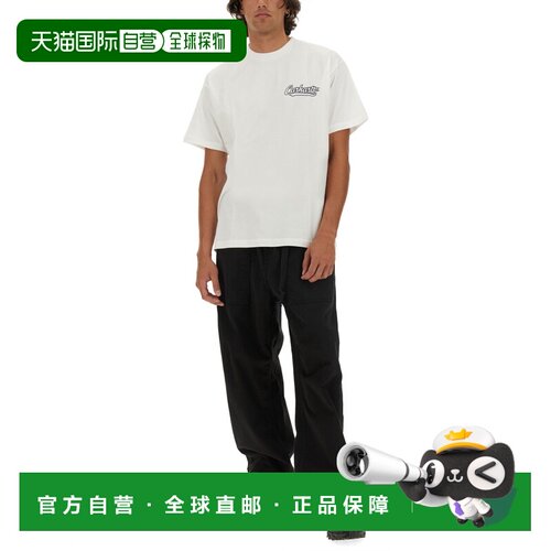 1h可退 CARHARTT WIP 男士T恤 I03397602XX AW2024 白色短袖