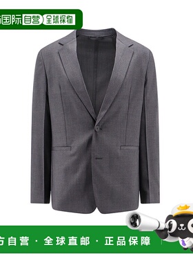 GIVENCHY 男士西服 BM30EY154W030 AW2024 灰色 单排扣西装外套