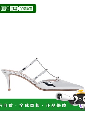 VALENTINO 女士凉鞋 WS0JB1VNMS13 AW2024 白色 尖头踝带高跟凉鞋