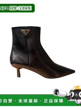 PRADA 女士靴子 1T217OF055070F0002 AW2025 黑色 LEATHER POINTE