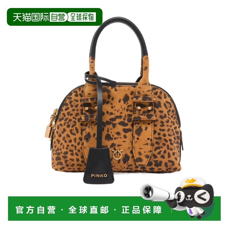 PINKO 女士手提包 105333A32AM35Q SS2026 棕色 印花徽标手提包,箱包皮具/热销女包/男包,通用款女包,淘宝优惠券,粉丝福利购,淘宝优惠卷