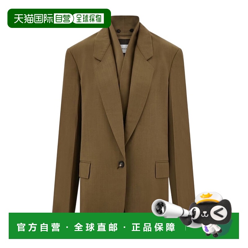 1h可退 SALVATORE FERRAGAMO 女士西服 13G722782598 SS2025羊毛
