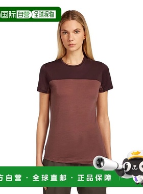 ICEBREAKER 美丽诺羊毛混纺125 Cool-Lite™ Sphere 色块拼接短袖T
