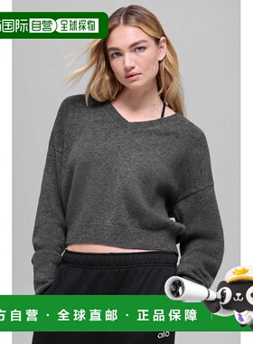 alo yoga Cashmere New Class舒适纯色日常运动长袖毛衣 女款w310