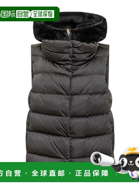 HERNO 女士马甲 PI002125D12170Z9300 AW2025黑色羽绒