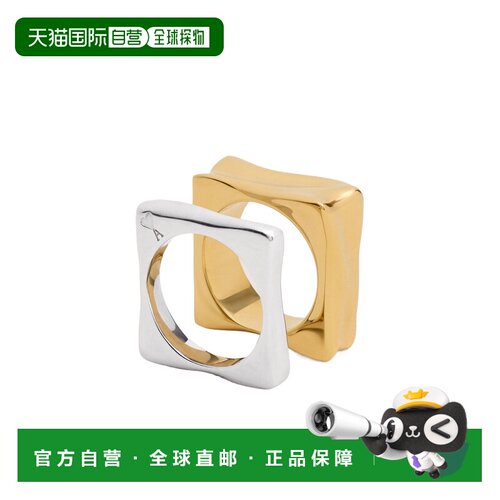 1h可退 奢淘 Ami Paris 双环戒指 男 UJW316361.