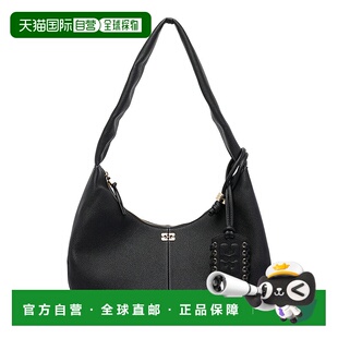 AW2025 A6981099 黑色 Medium Bag斜挎包 GANNI Hobo 女士单肩包