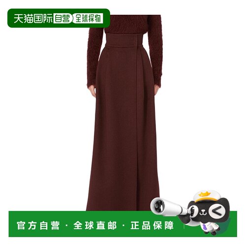 MAX MARA 女士连衣裙 1106225306043 CO 红色 高腰半身裙长裙