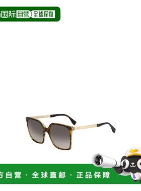 FENDI 女士眼镜 FF0076SDVO AW2021 黑色太阳镜