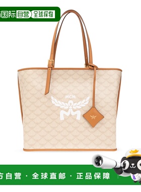 MCM 女士手提包 MWPESAC03I90SS24OATMEAL CO托特包单肩包浅棕色