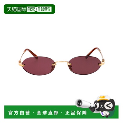 MIU MIU 女士太阳镜 0MUA54S5AK20Y SS2026 金色 0MU A54S配饰