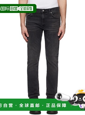 潮奢 Nudie Jeans 男士 黑色 Lean Dean 113722 牛仔裤直筒裤
