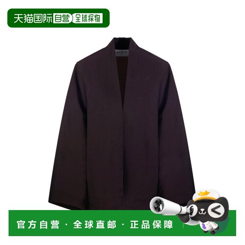 ALAIA 女士外套 AA9V1285W144C413 CO 深棕色 STR【付后1h可退】
