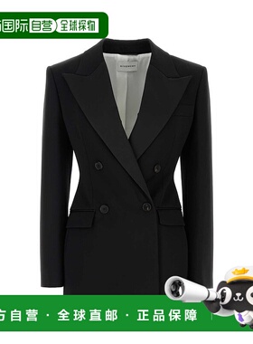 GIVENCHY 女士西服 BW30KW15CT001 AW2025 黑色西装 JACKET外套