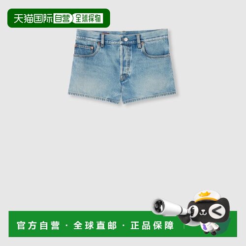 GUCCI 女士牛仔裤 836071XDC7S4009 SS2026 蓝色 Stone-Washed de