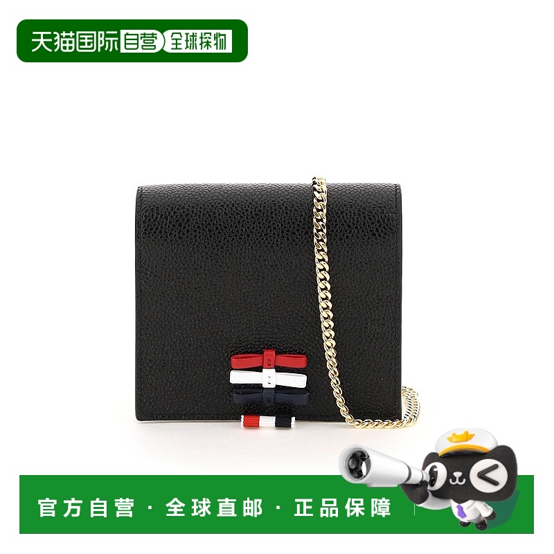 1h可退 THOM BROWNE 女士卡包 FAW106A00198001 AW2022 黑色