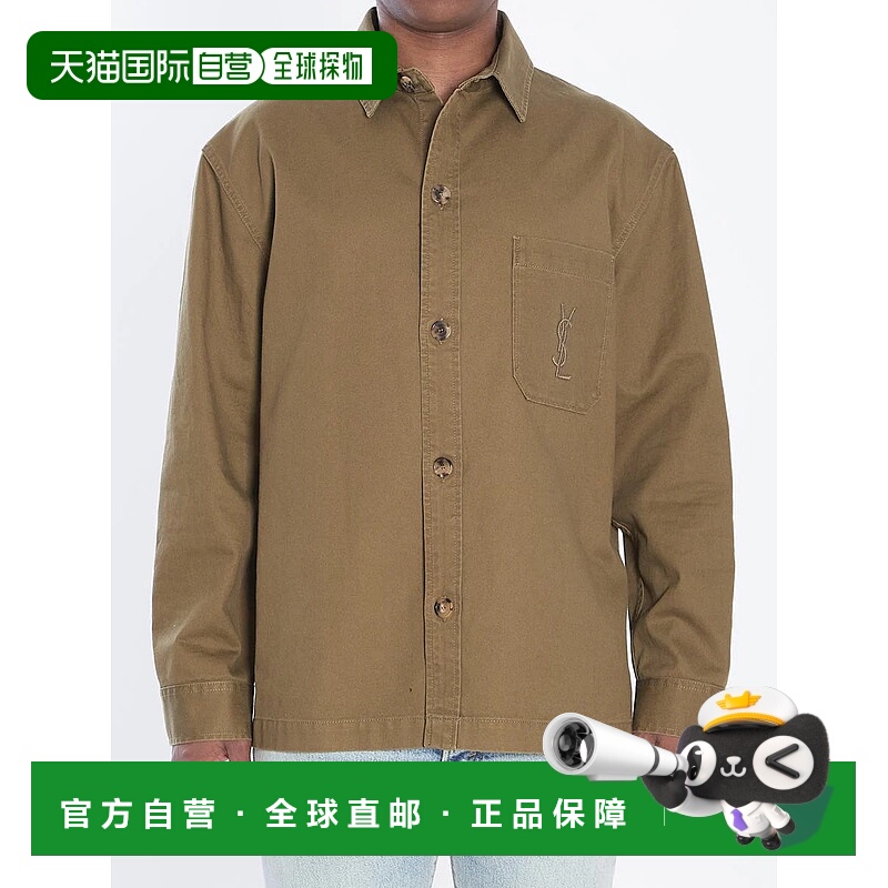 1h可退 SAINT LAURENT 男士衬衫 4602699838697Y253W3530亚麻