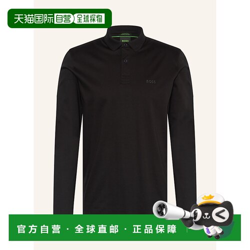 BOSS 男士T恤 100289427213000 CO 黑色 Jersey polo shirt PIROL