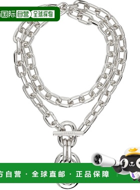 1h可退 潮奢 Rabanne 女士 Double XL Link 项链 20HBB0088MET077