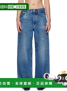 1h可退 潮奢 Acne Studios 艾克妮 女士 蓝色 Loose-Fit 1981 牛