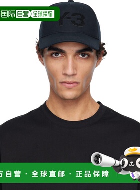 潮奢 Y-3 男士 黑色 Classic Logo 棒球帽 JP1143
